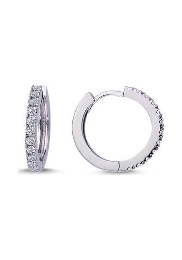 Lova Pırlantalı Halka Küpe -  3030017