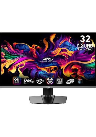 Msı Mpg 322urx Qd-oled 31.5" Uhd Flat Qd-oled 240hz 0.03ms G-sync