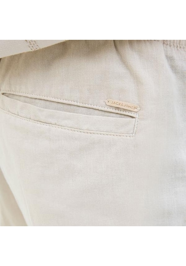 Jack&jones Jack Jones Pantolon Kane Summer Linen Blend Jogger Bej