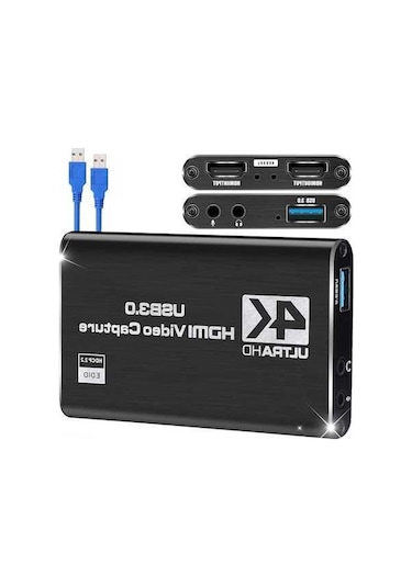 Pazly 4k Oyun Yakalama Kartı - Switch, Ps4, Pc İçin Hd Kayıt Ve Canlı Yayın Cihazı