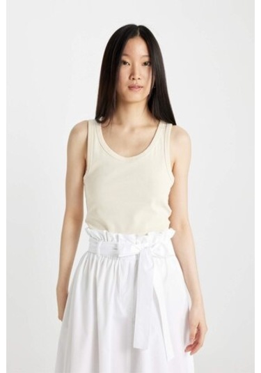 DeFacto Slim Fit Dar Kesim U Yaka Ribana Atlet C9826AXNSBG130