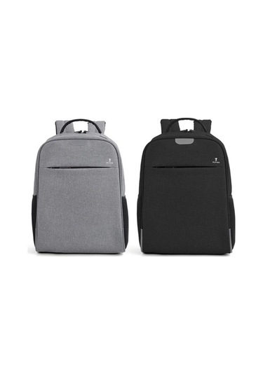 Willowhaven Orta Boy Gri Günlük Sırt Çantası Oxford Kumaş Gri