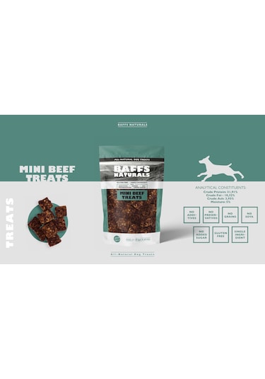 Baffs Naturals Dana Mini Doğal Köpek Ödül Maması 100 G
