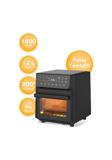 Kumtel HAF-10 XXL 12 LT Fastfryer Yağsız Fritöz Airfryer