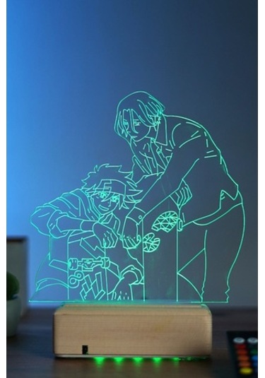 Sk8 The Infinity Reki & Langa 16 Renk Anime Gece Lambası