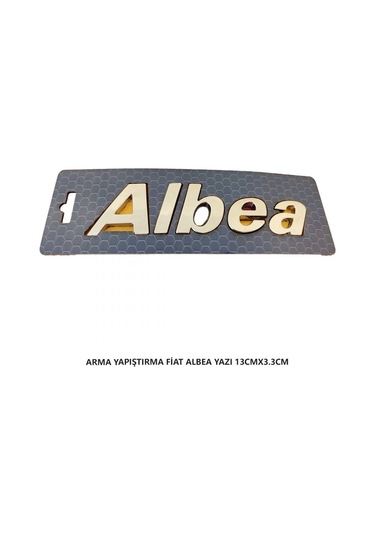 Mefsa Fiat Albea Bagaj Yazısı Arma Yapıştırma 13cmx3.3cm