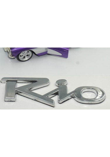 Kia Rio 2006-2011 Krom Abs 3M 3D Bagaj Yazı Logo