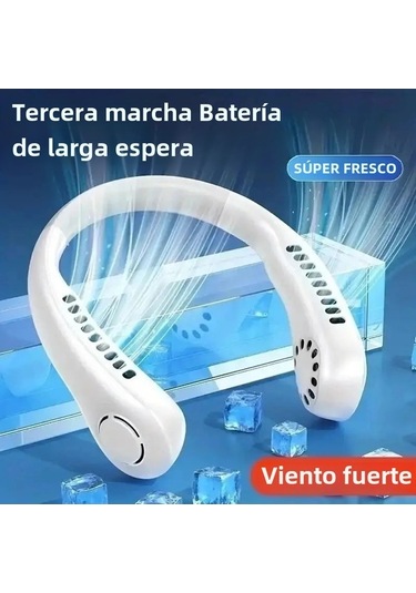 Yingfu Taşınabilir Boyun Fanı - Mini Sessiz Elektrikli L21 Yeşil Fan