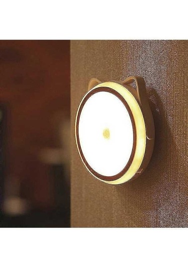 Opulentliving Hareket Ve Işık Sensörü Led Çocuk Gece Lambası, Usb Şarjlı Çok Renkli Çok Renkli