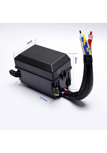 Suntek Sigorta Röle Kutusu Suya Dayanıklı Bloğu Ve 12v-5pin
