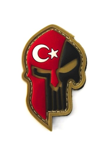 Single Sword Plastik Patch T.c. Kuru Kafa Bej Çok Renkli