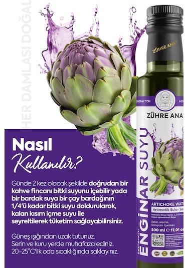 Ekstraktlı Enginar Suyu 500 Ml
