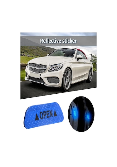 Kapı İkaz Sticker Reflektörlü Oto Aksesuar