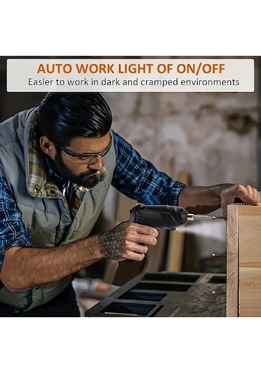 Tcherchi UL56058 Şarj Edilebilir Akülü Elektrikli Ev Tornavida Seti 48 Parça