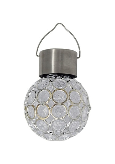 Cbtx Bahçe Aydınlatma 2 Adet Güneş Içi Boş Top Sarkık Lamba Dekoratif Bahçe Lambası Renkli Işık