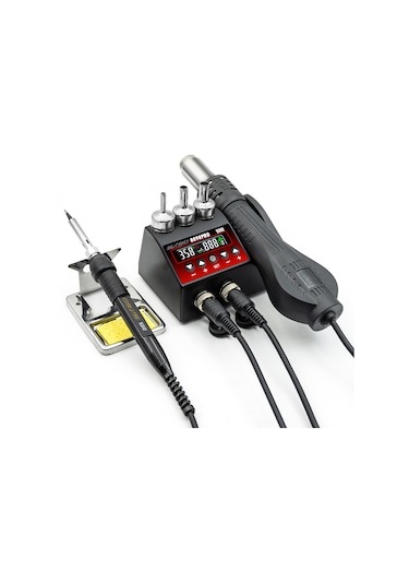 Exeo 8898 Pro Havya Sıcak Hava Üflemeli Havya İstasyonu Lehim Makinesi