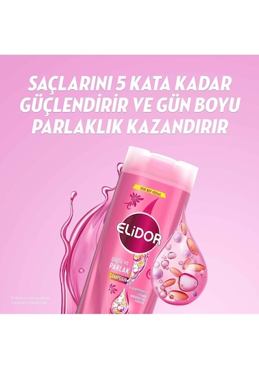 Elidor Superblend Güçlü ve Parlak Saç Bakım Şampuanı 2 x 400 ML﻿