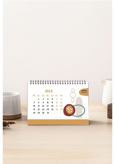 Bohoo Tasarım 2026 Masa Takvimi Pytktkv022