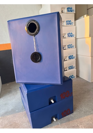 100 Lt Mavi Su Deposu