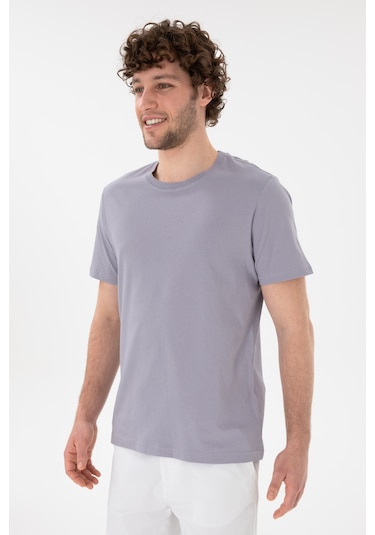 U.S. Polo Assn. Erkek Regular Fit Bisiklet Yaka Gri Basic Tişört 50305928-VR024 U.S. Polo Assn. Erkek Regular Fit Bisiklet Yaka Gri Basic Tişört 50305928-VR024