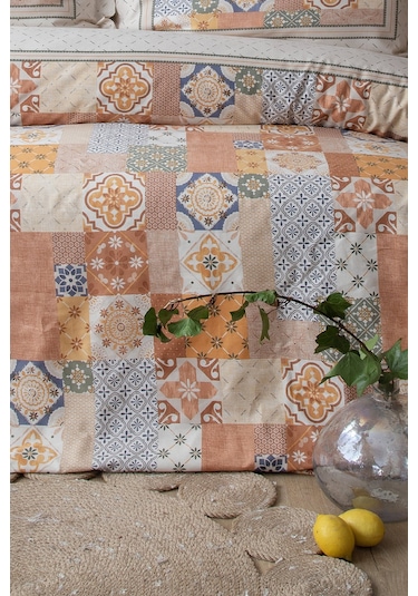 Apricitas Home Maude Terracota Tek Kişilik %100 Pamuk Pike Takımı