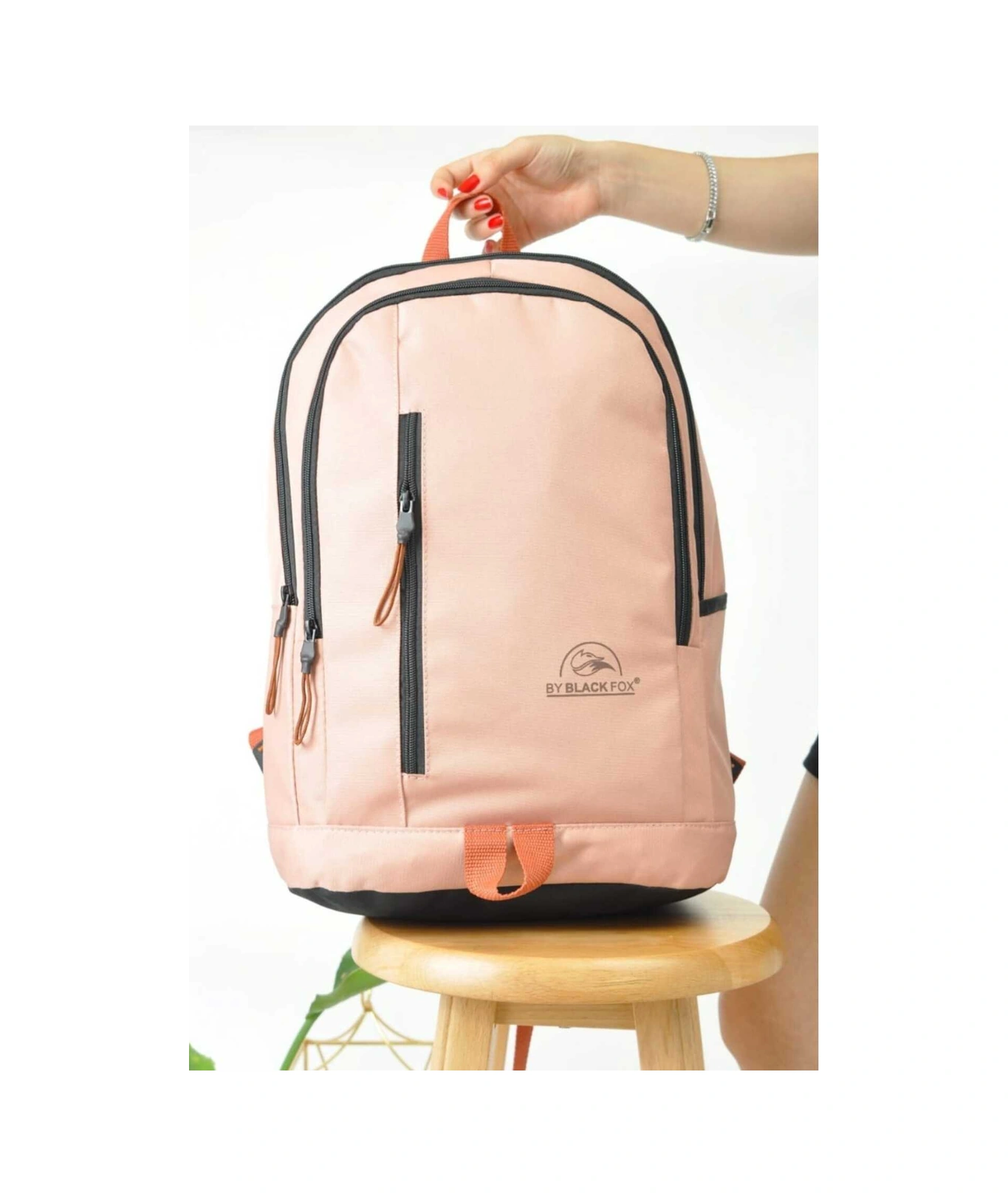 Tezzgelsin Unisex Su Geçirmez Günlük Kullanım Sırt Çantası Pudra