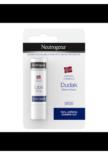 Neutrogena Dudak Bakım Kremi SPF 20 4.8 ML