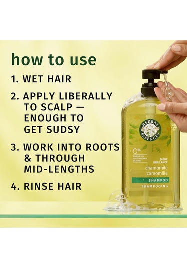 Herbal Essences Shine Brillance Chamomile Şampuan 865ml Tüm Saçlar