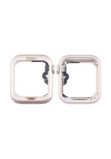 Tongxida 2022 İçin Uyumlu iOs Watch Uyumlu 44mm Alüminyum Orta Çerçeve Plakası Lte Taç Spin Flex Kablo Starlight