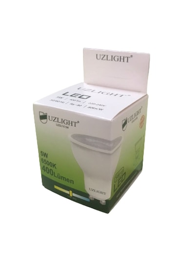 5W Led Ampul GU10 Beyaz Işık 6500K 10lu Paket