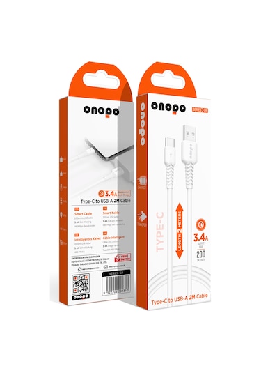 Type-c To Usb Kablo 3.4a Hızlı Şarj Ve Data Kablosu 2m - Q4