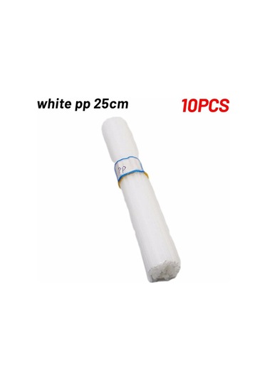 Kaynak Teli Plastik Pp /pvc/ Pe 10 Adet Kaynak Teli Plastik Su Deposu Çöp Kutuları White Pp 25cm