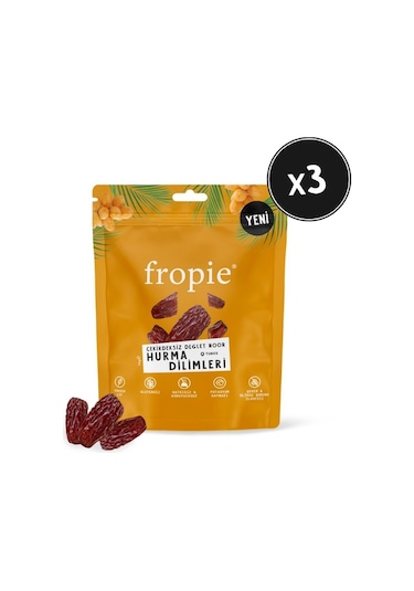 Fropie Çekirdeksiz Hurma Dilimleri - Deglet Noor 3 x 75 G