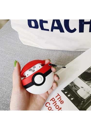 Bipower Airpods 1-2 Kılıf Poke Topu