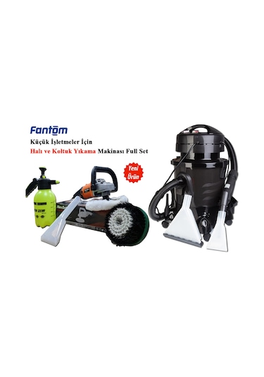 Fantom 2400 W Su Filtreli Halı Ve Koltuk Yıkama Makinası Full Set
