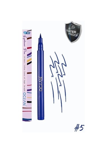 Ocean Waterproof Suya Dayanıklı Eyeliner Mavi