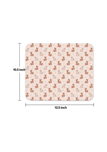 Horse Desenli Mouse Pad, Kaymaz Kauçuk Taban, Su Geçirmez, Pürüzsüz Dokulu, 27x32cm-a17