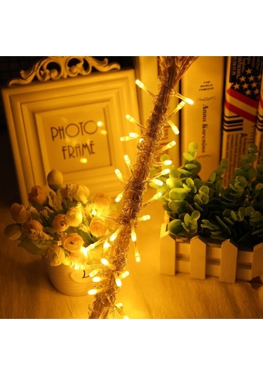 10 Metre 100 Ledli 8 Fonksiyonlu Dekoratif Lambader Dekor  Lambası