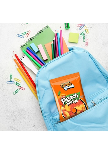 Candy Break Peach Rings Şeftali Aromalı Yumuşak Şeker 113 G