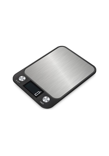 Stahl Gıda Tartısı 10kg/1g: Fırın & Mutfak İçin Hassas Ölçüm, Çoklu Birim, Lcd Ekran, Pil Yok Siyah Çok Renkli Çok Renkli