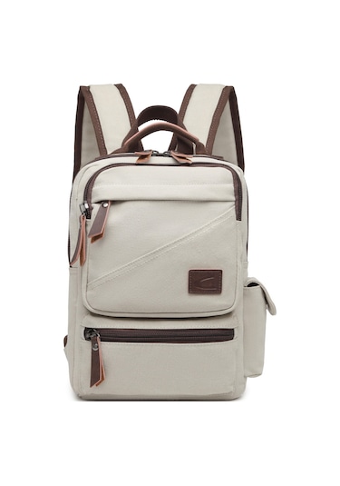 Kriste Bell C-active Kanvas Kumaş Orta Boy Sırt Çantası 1261 Camel