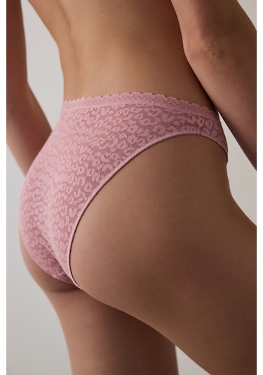 Penti Lila Easy Lace Dantel V Model Slip Külot