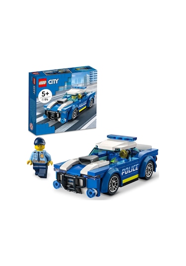 LEGO® City Polis Arabası 60312 5+ Yaratıcı Oyuncak Yapım Seti - 94 Parça