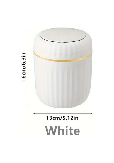 Maoyaya Mini Çöp Kovası - Renkli Pp Malzemeden, 1'li Pres Tipi - Dayanıklı Çok Renkli