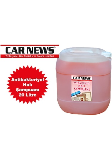 Car News Antibakteriyel Halı Şampuanı 20 Lt