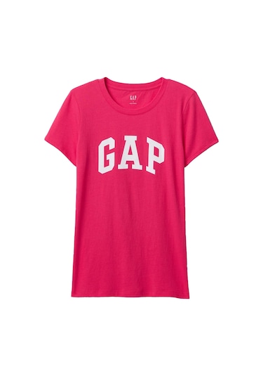 Gap 729555008 V-ss Logo Classic Tee Kadın Tişört Kırmızı