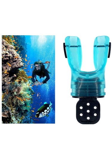 Dolıty Tüplü Dalış Yüzme Lokması Ağızlık Yeşil