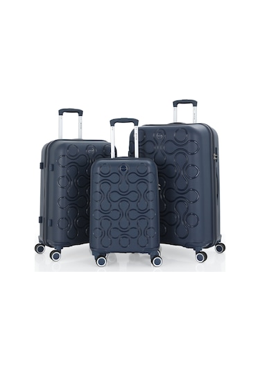 Mçs Üçlü Polipropilen Valiz Seti V376 S23sy1000029-set 00008 Lacivert