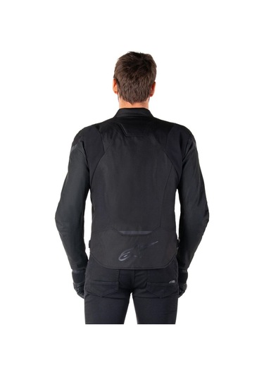 Alpinestars T-jaws V4 Wp Korumalı Motosiklet Montu Siyah Siyah