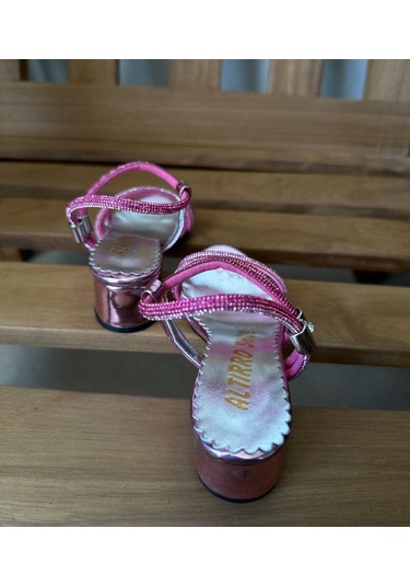 Gala Taş İşlemeli Çocuk Topuklu Ayk. Fuşya